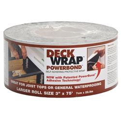 DeckWrap PowerBond 54103 Protective Wrap, Black 