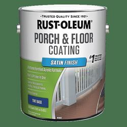 Rust-Oleum 262363 Porch and Floor Coating, Liquid, 1 gal, Can 2 Pack 
