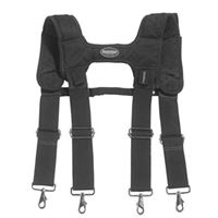 Bucket Boss LoadBear Series 57400 Suspender, Fabric, Black 