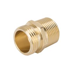 Landscapers Select GHADTRS-1 Hose Connector, 3/4 x 3/4 x 1/2 in, NH x MNPT x FNPT, Brass, Brass 