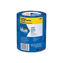 ScotchBlue 2090-48EVP Painters Tape, 60 yd L, 1.88 in W, Crepe Paper Backing, Blue 