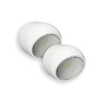 AmerTac NL-DRCL-2 Directional Night Light, 120 V, 0.3 W, LED Lamp, Warm White Light, 1 Lumens, 3000 K Color Temp 