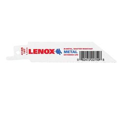 Lenox 22759OSB418R Reciprocating Saw Blade, 3/4 in W, 4 in L, 18 TPI, Steel Cutting Edge, Pack of 50 