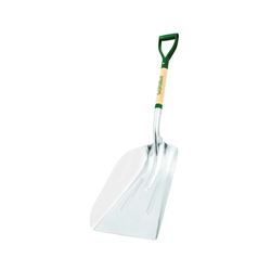 Landscapers Select PALY-14-OR Scoop, 27 in L Blade, Aluminum Blade, Wood Handle, D-Shaped Handle 