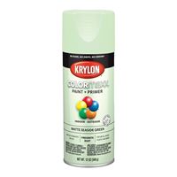 Krylon COLORmaxx K05552007 Spray Paint, Matte, Seaside Green, 12 oz, Aerosol Can 