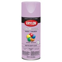 Krylon COLORmaxx K05602007 Spray Paint, Matte, Soft Lilac, 12 oz, Aerosol Can 