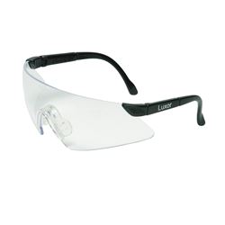 MSA LUXOR Series 697516 Safety Glasses, Anti-Scratch Lens, Polycarbonate Lens, Frameless Frame, Polycarbonate Frame 