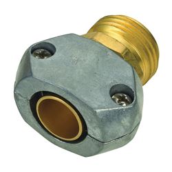 Landscapers Select GC534 Hose Coupling, 5/8 to 3/4 in, Male, Brass and zinc, Brass and silver 
