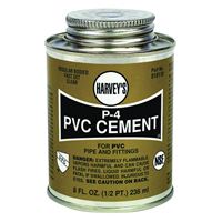 Harvey 018110-24 Solvent Cement, 8 oz Can, Liquid, Clear 
