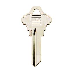 HY-KO 11010SC1 Key Blank, Brass, Nickel, For: Schlage Cabinet, House Locks and Padlocks 10 Pack 