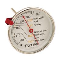 Taylor 5939N Meat Thermometer, 120 to 212 deg F, Analog Display 