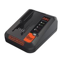 Black+Decker BDCAC202B Fast Charger, 20 V Input, 1.5 Ah, <=45 min Charge, Battery Included: No 