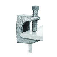 SuperStrut Z500-25 Beam Clamp, Iron, Silver, Electro-Plated 
