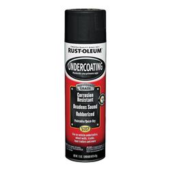 Rust-Oleum Automotive 248656 Undercoating Spray Paint, Black, 15 oz, Can 