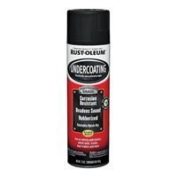 Rust-Oleum 248656 Undercoating Spray Paint, Black, 15 oz, Can 