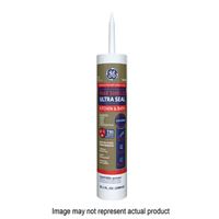 GE Siliconized Advanced Acrylic 2864196 Kitchen & Bath Sealant, Clear, 1 to 14 days Curing, 10 fl-oz Cartridge, Pack of 12 