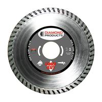 Diamond Products 21124 Circular Blade, 4 in Dia, 7/8 in Arbor, Diamond Cutting Edge 