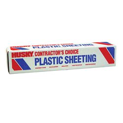 POLY-AMERICA CF01512-200C Painters Sheeting, 200 ft L, 12 ft W, Clear 