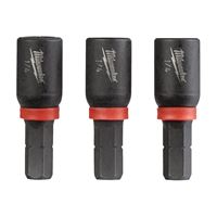 Milwaukee 49-66-4512 Insert Nut Driver, 1/4 in Drive, 1-1/2 in L, 1/4 in L Shank, Hex Shank 