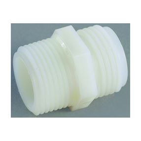 Anderson Metals 53778-1212 Hose Adapter, 3/4 x 3/4 in, GHT x MPT, Nylon, For: Garden Hose 5 Pack
