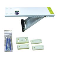 Comfort-Aire AS080 Window Support Bracket, Steel, Baked-On Epoxy, For: Air Conditioners up to 80 lb 