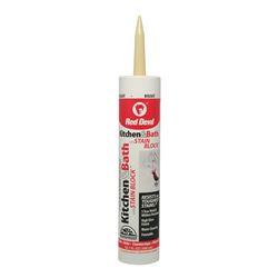 Red Devil Stain Block Sealant, Biscuit, 72 hr Curing, -20 to 180 deg F, 10.1 oz Cartridge 