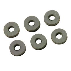 Plumb Pak PP805-30 Faucet Washer, #00, 1/2 in Dia, Rubber, For: Sink and Faucets 6 Pack 