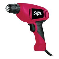 SKIL 6239-01 Electric Drill, 4.5 A, 3/8 in Chuck, Keyless Chuck, 6 ft L Cord, Includes: (1) Carrying Bag 