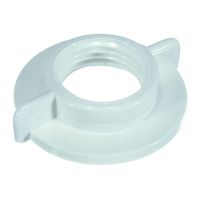 Danco 73113B Faucet Shank Locknut, Universal, Plastic, White, For: 1/2 in IPS Connections, Pack of 5 