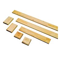 Waddell FCS27 Door Casing Set, 2-1/4 in W, Synthetic 4 Pack 