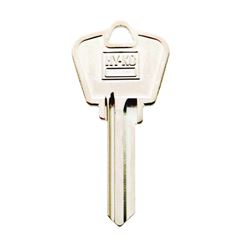 Hy-Ko 11010AR4 Key Blank, Brass, Nickel, For: Arrow Cabinet, House Locks and Padlocks 10 Pack 