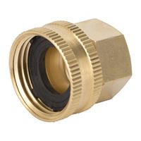 Landscapers Select GHADTRS-8 Swivel Hose Connector, 1/2 x 3/4 in, FNPT x FNH, Brass, Brass 