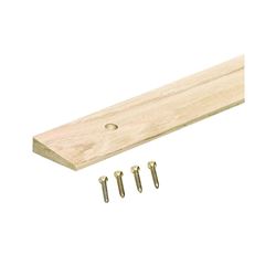 M-D 85530 Floor Edge Reducer, 36 in L, 1-3/4 in W, Hardwood, Unfinished 