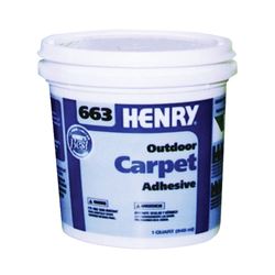 Henry 12183 Carpet Adhesive, Beige, 1 qt, Container 