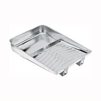 WOOSTER R402-11 Paint Tray, 16-1/2 in L, 11 in W, 1 qt Capacity, Steel, Clear 