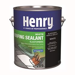 Henry HE289046 Roof Sealant, White, 3.41 L Can, Liquid 4 Pack 