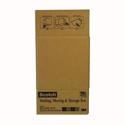 Scotch 8010FB Folded Box, L, Brown 6 Pack 