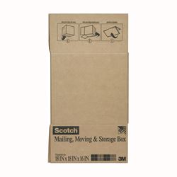 Scotch 8018FB-LRG Folded Box, L, Brown 