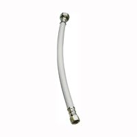 Plumb Pak EZ Series PP23863 Sink Supply Tube, 3/8 in Inlet, Compression Inlet, 1/2 in Outlet, FIP Outlet, Vinyl Tubing 