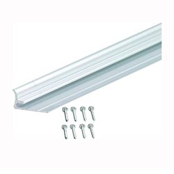 M-D 70045 Cove Molding with Nail, Aluminum, Silver 