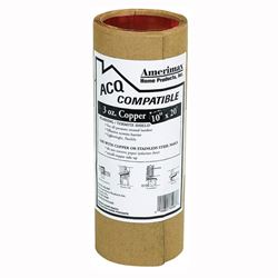Amerimax 85067 Flashing Roll, 20 ft OAL, 10 in OAW, Copper 4 Pack 