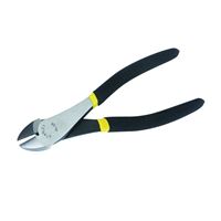 Stanley 84-108 Diagonal Cutting Plier, 7-5/16 in OAL, 7/8 in Cutting Capacity, Black Handle, Double Dipped Handle 