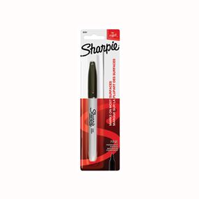 Sharpie 30101 Permanent Marker, Fine Lead/Tip, Black Lead/Tip