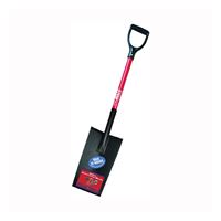 BULLY Tools 82500 Edging and Planting Spade, 7-1/2 in W Blade, Steel Blade, Fiberglass Handle, D-Shaped Handle 