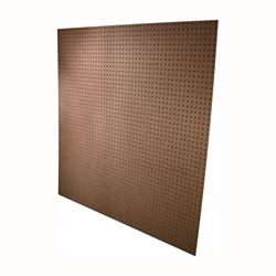 ALEXANDRIA Moulding PG002-6H048C Standard Perforated Hardboard, 4 ft OAW, 4 ft OAH, Plywood 