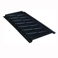 ProVent UPV22480 Roof Ventilator, 48 in OAL, 22 in OAW, 26 sq-in Net Free Ventilating Area, Plastic, Black, Pack of 50 