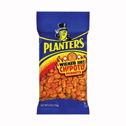 Planters 483280 Peanut, Wicked Hot Chipotle, 6 oz, Bag, Pack of 12 