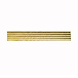 Waddell RFC27 Moulding, 2-1/4 in W, Casing, Fluted Profile, Pine, Pack of 10 
