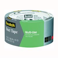Scotch 2910-C Duct Tape, 10 yd L, 1.88 in W, Gray 