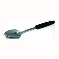 CHEF CRAFT 12930 Basting Spoon, 12 in OAL, Stainless Steel, Black, Chrome 